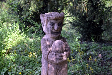 Holzfigur im Rombergpark (Dortmund)